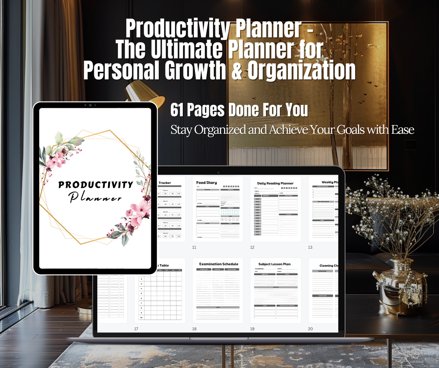 Productivity Planner – The Ultimate Planner for Personal Growth & Organization