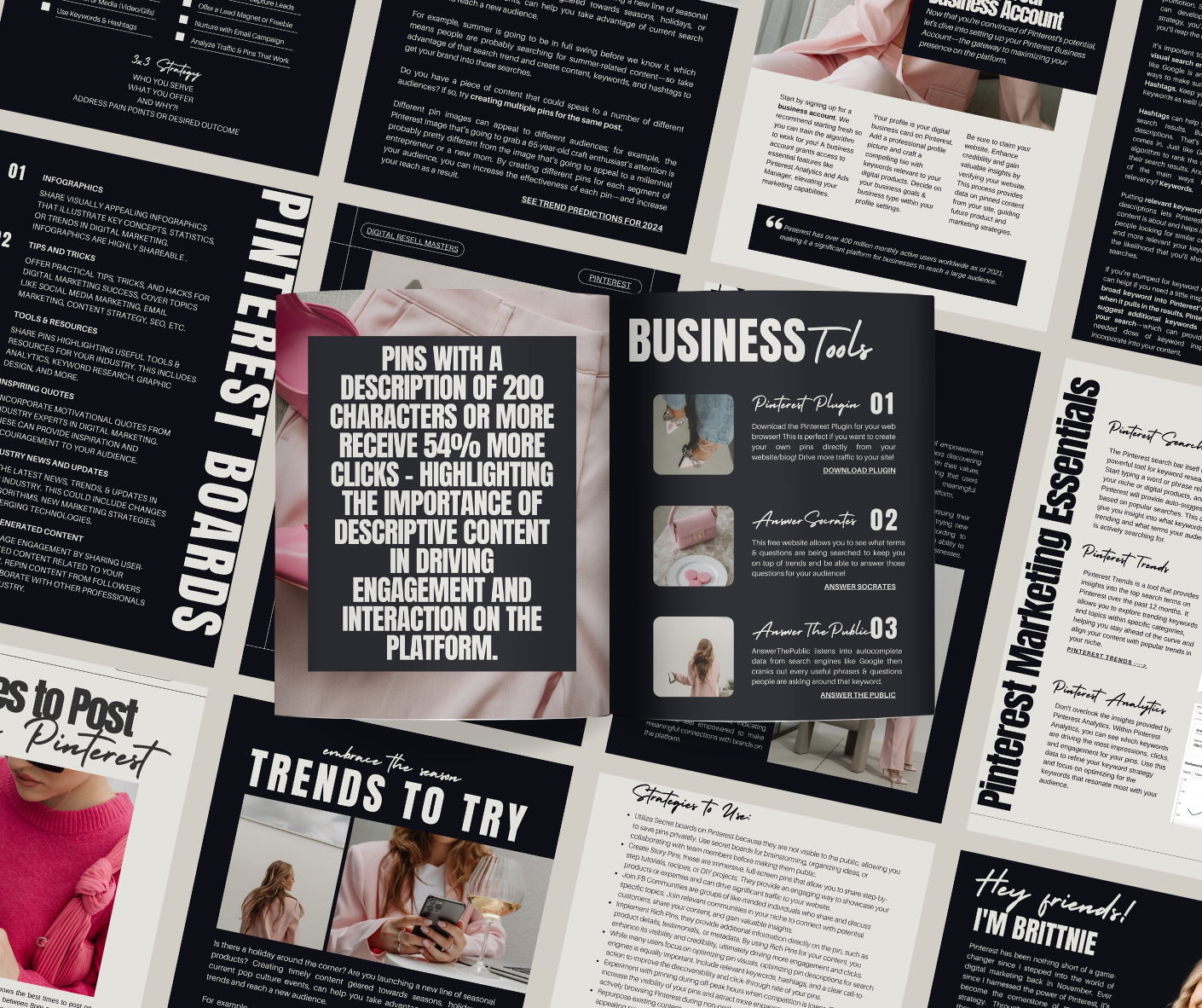 Pinterest Marketing Strategies: PLR & MRR included!