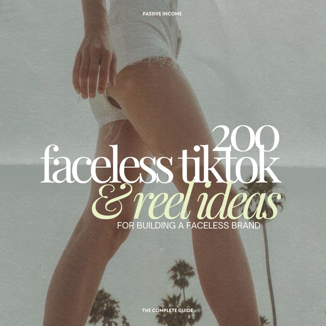 200 Faceless TikTok & Reel Ideas: PLR & MRR Included!