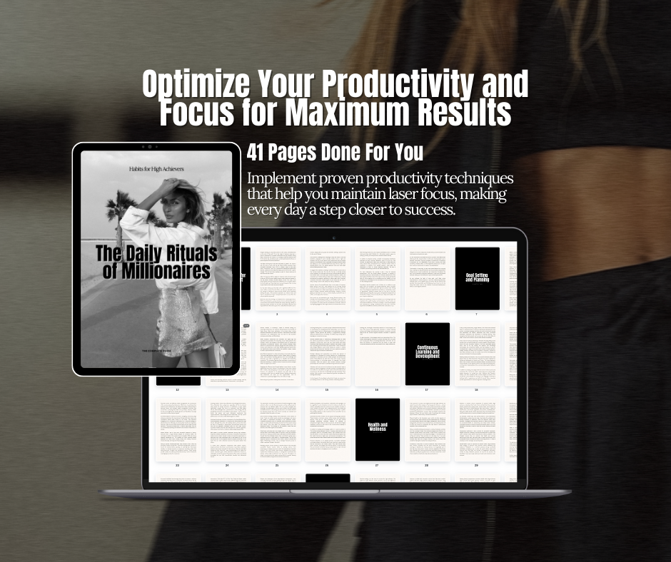 Mindset Collection: Daily Rituals of Millionaires