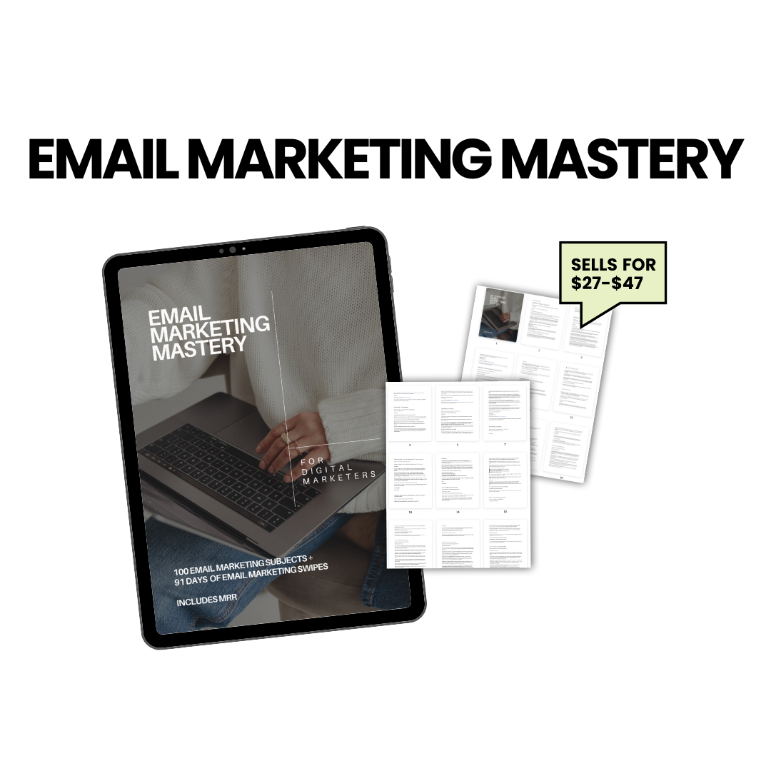 Email Marketing Mastery: PLR & MRR included!