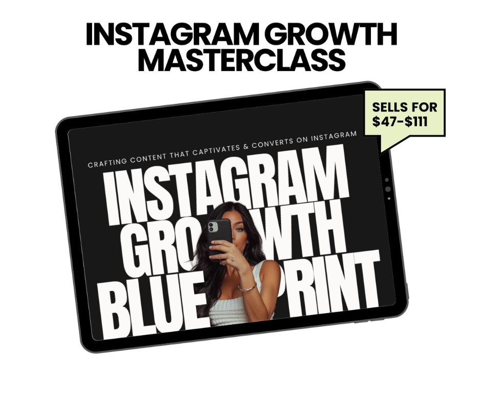 Instagram Growth Masterclass: PLR & MRR included!