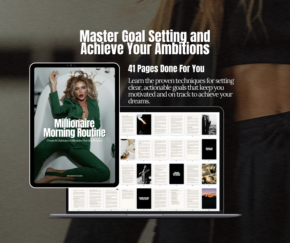 Millionaire Mindset Collection: Millionaire Morning Routine