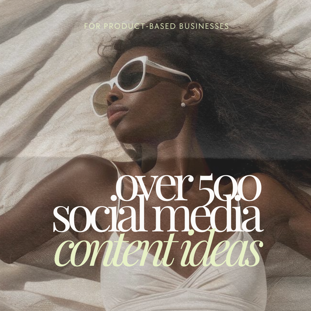 Over 500 Social Media Content Ideas: PLR & MRR Included!