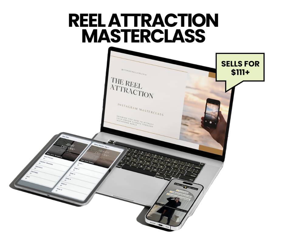 The Reel Attraction Masterclass + 30 Hooks & Captions: PLR & MRR included!