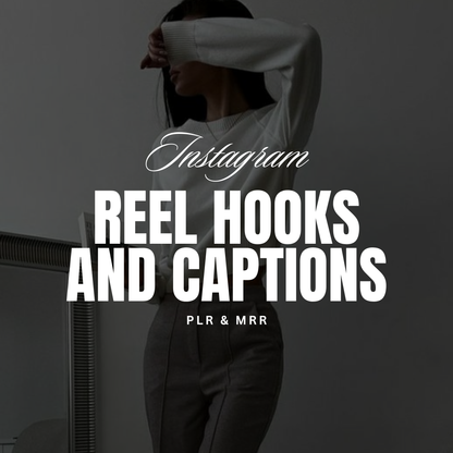 Reels, Hooks & Captions Ebook With MRR