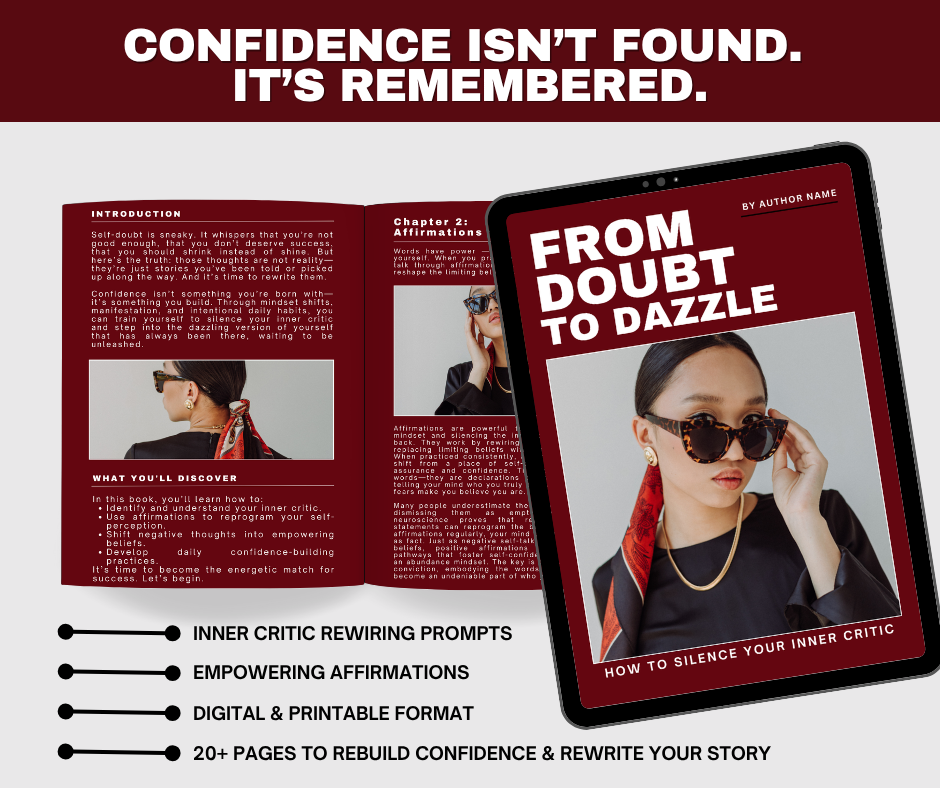 From Doubt to Dazzle – How to Silence Your Inner Critic eBook