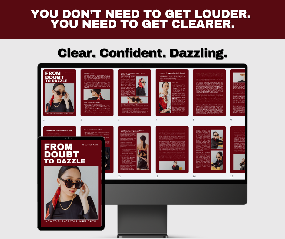 From Doubt to Dazzle – How to Silence Your Inner Critic eBook