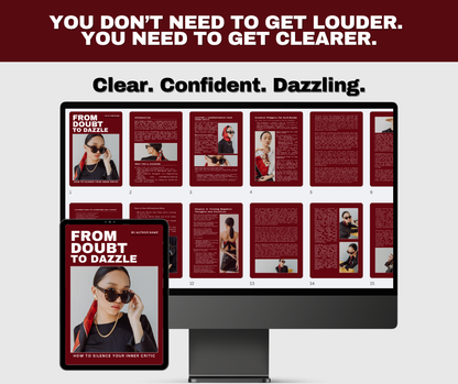 From Doubt to Dazzle – How to Silence Your Inner Critic eBook