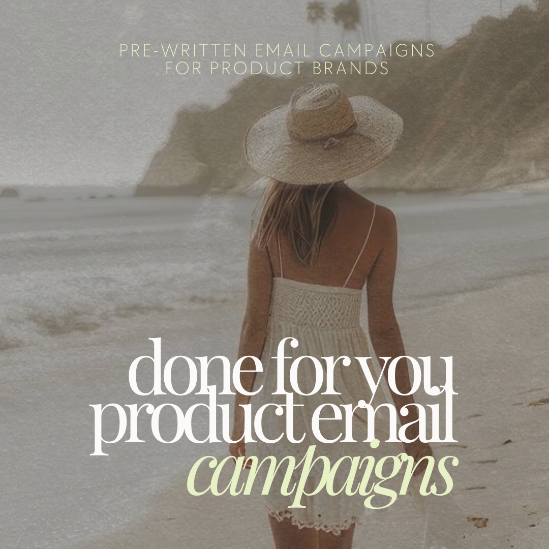 Done For You Product Email Campaigns: PLR & MRR Included!