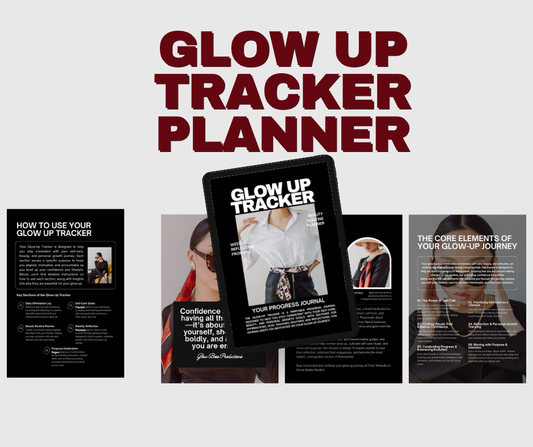 Glow Up Tracker Planner — Your Ultimate Self-Care & Success Companion